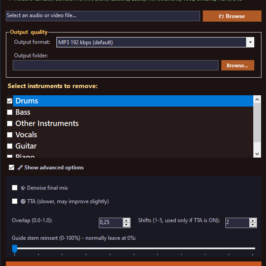 Come rimuovere strumento (batteria, basso, chitarra, piano) da musica